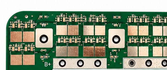 Custom double-sided aluminum substrate PCB by P&A International